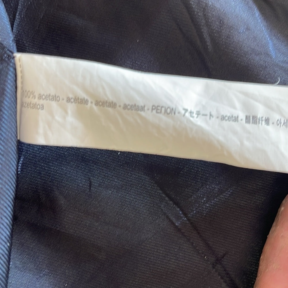 Zara Basic Asian themed Floral silklike Jacket