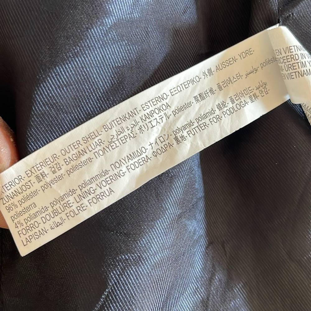 Zara Basic Asian themed Floral silklike Jacket