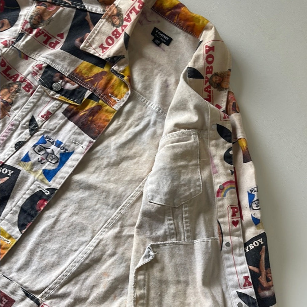 Playboy Graphic Vintage Denim Jacket