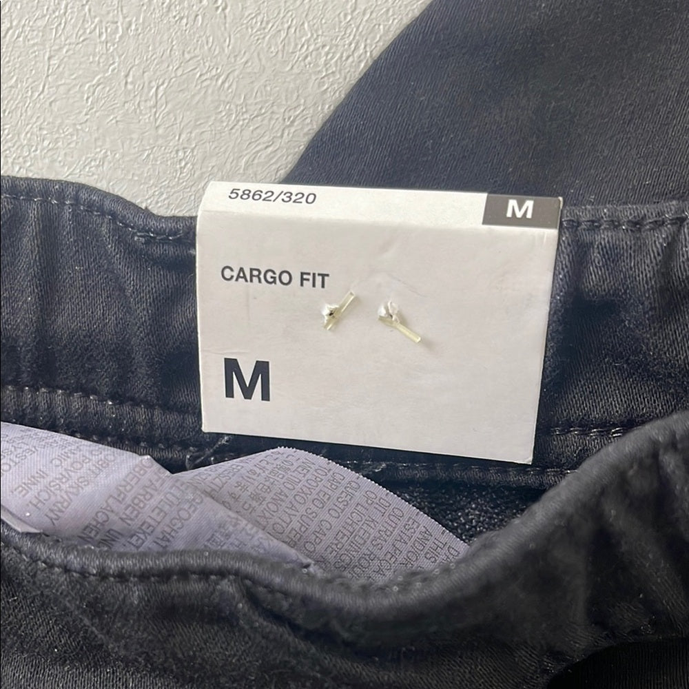 Zara Cargo Fit Medium Men's Black Pants