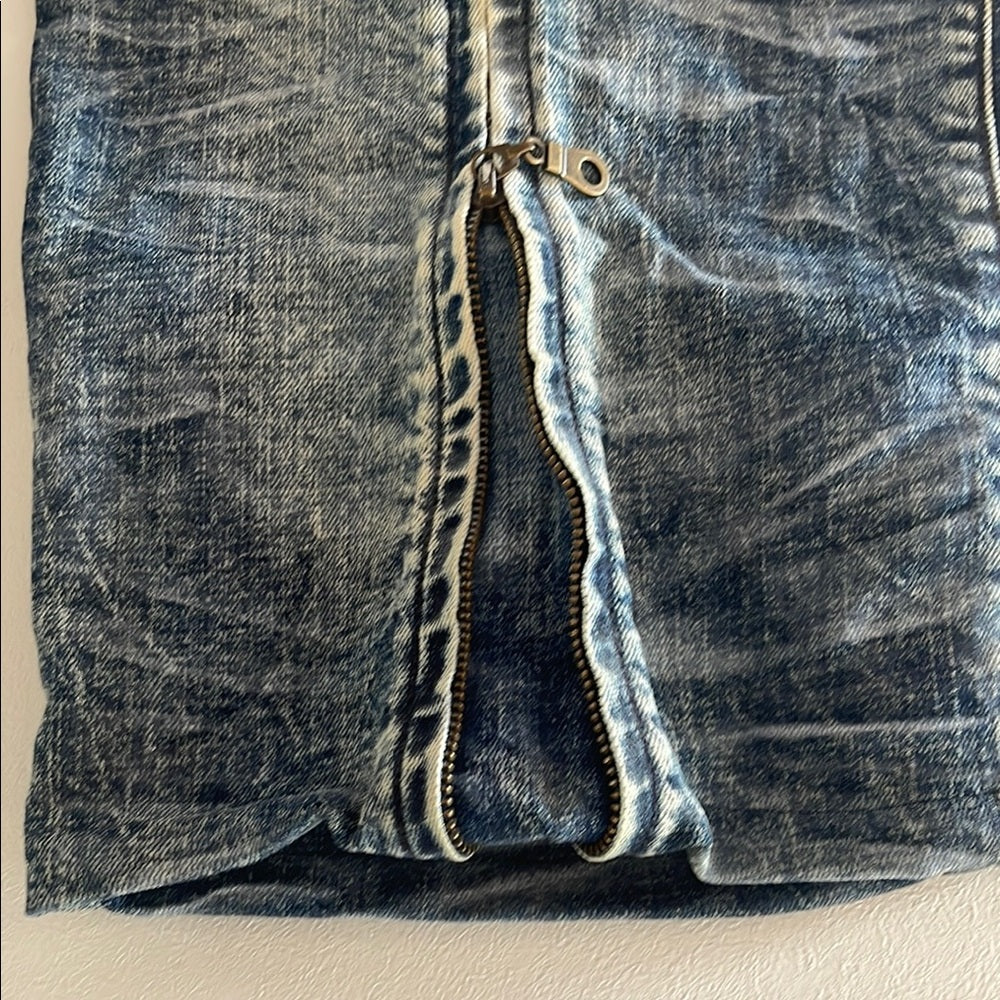 Robin's Jean Racer size 44 Blue Quilted Jeans
