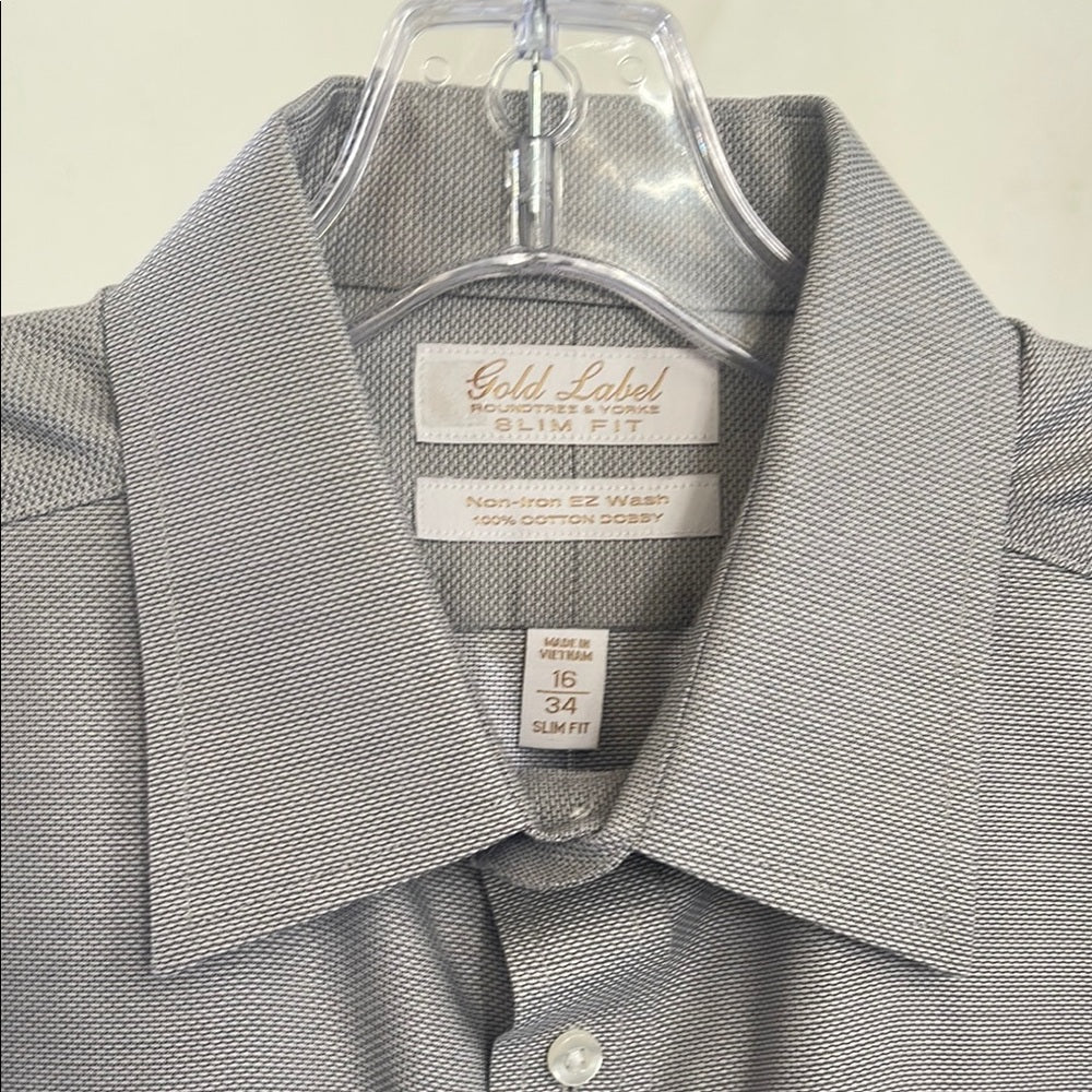 Gold Label Men's Slim Fit Shirt 34 16