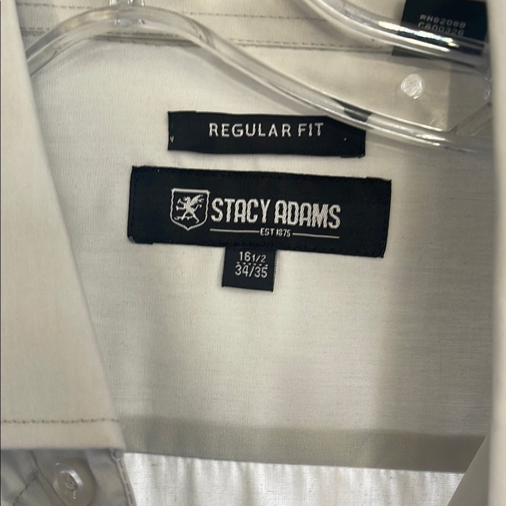 Stacy Adams Men's Gray Shirt 34/35 16 1/2