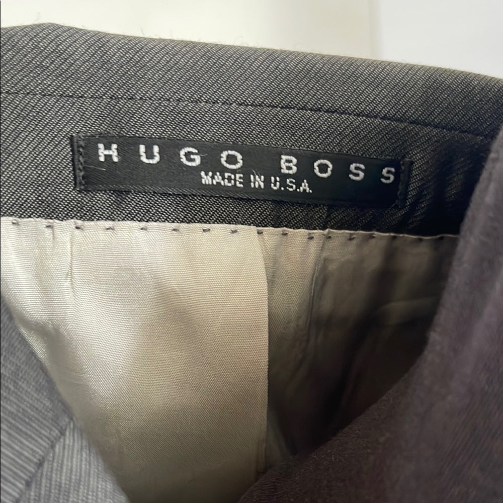Hugo Boss Super 100 Men's Classic Gray Suit 44L 38/32- UnWorn