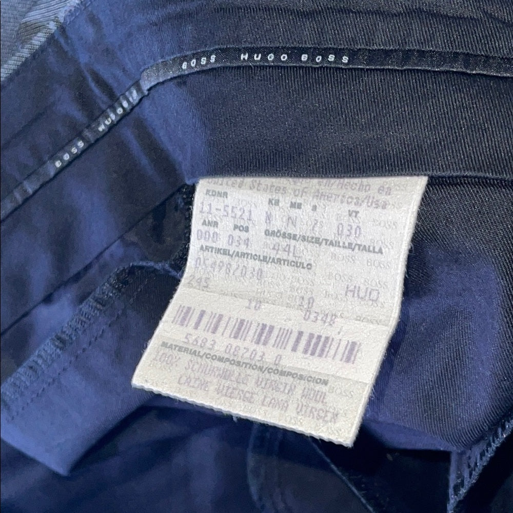 Hugo Boss Super 100 Men's Classic Gray Suit 44L 38/32- UnWorn
