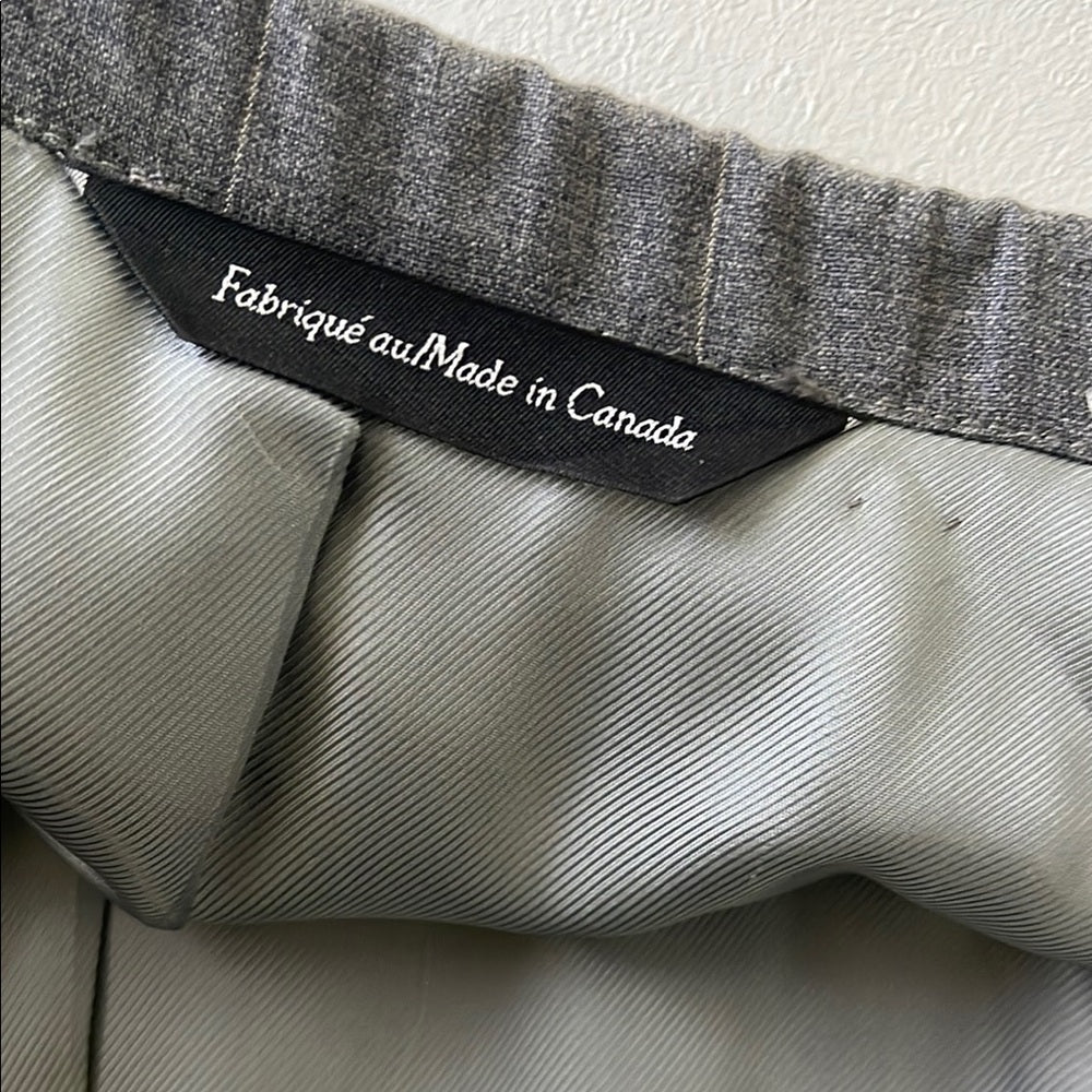 Custom Hand Tailered Caroll &Co Beverly Hills Grey Suit 42L 36/34