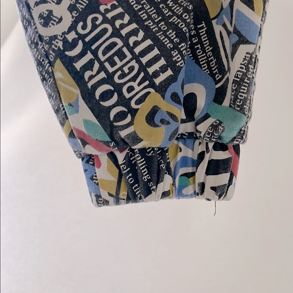 Colorful Graphic Print Joggers V.i.p. size 7/28