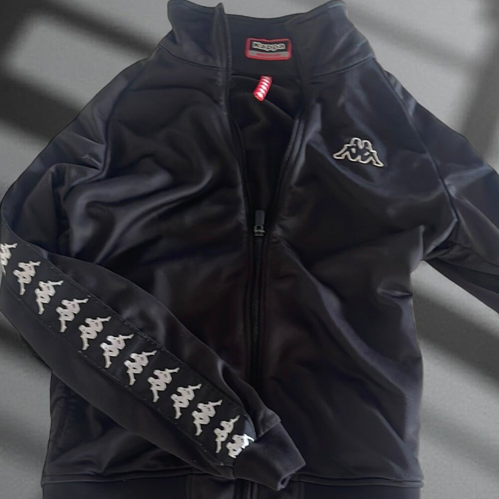 Kappa Medium Black Track Jacket