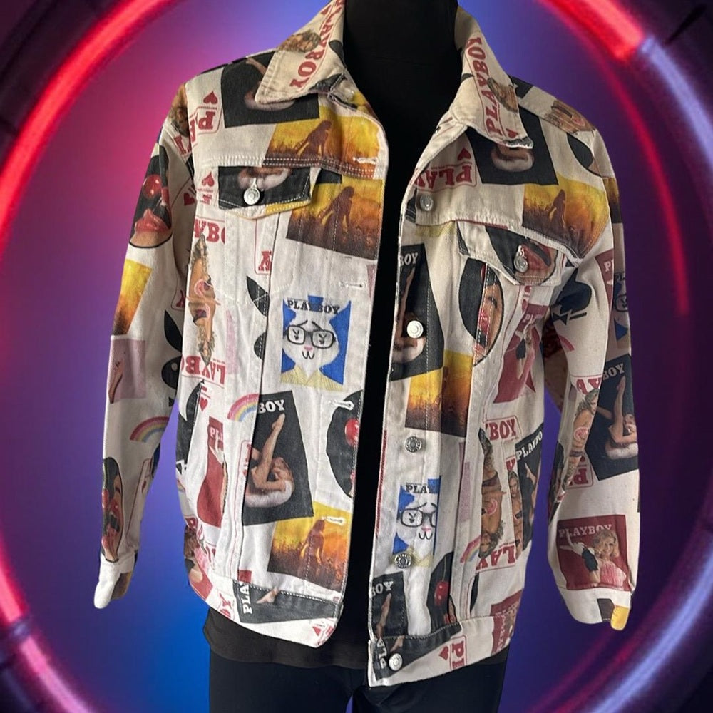 Playboy Graphic Vintage Denim Jacket