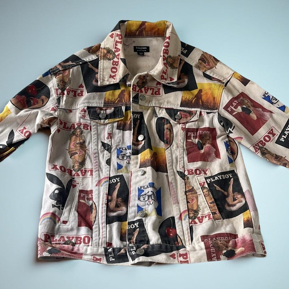 Playboy Graphic Vintage Denim Jacket