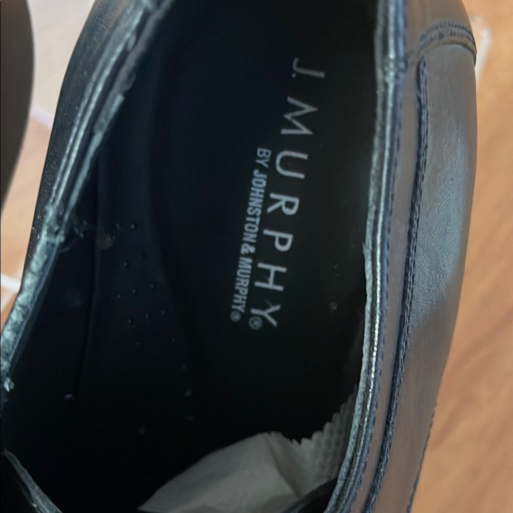 J.Murphy Flynch Cap Toe Men's Black Leather Dress Shoes size 15