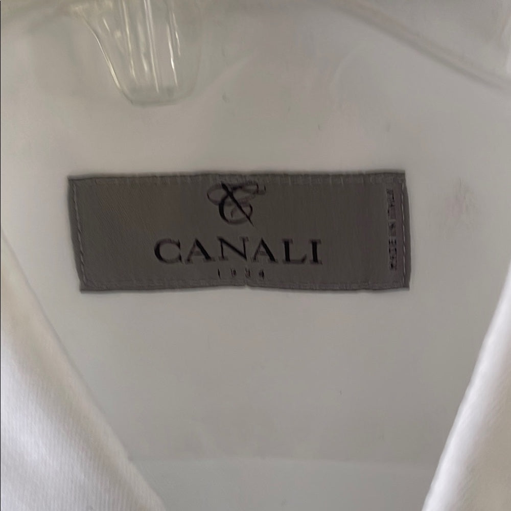 Canali Classic White Men's Shirt size 41 16