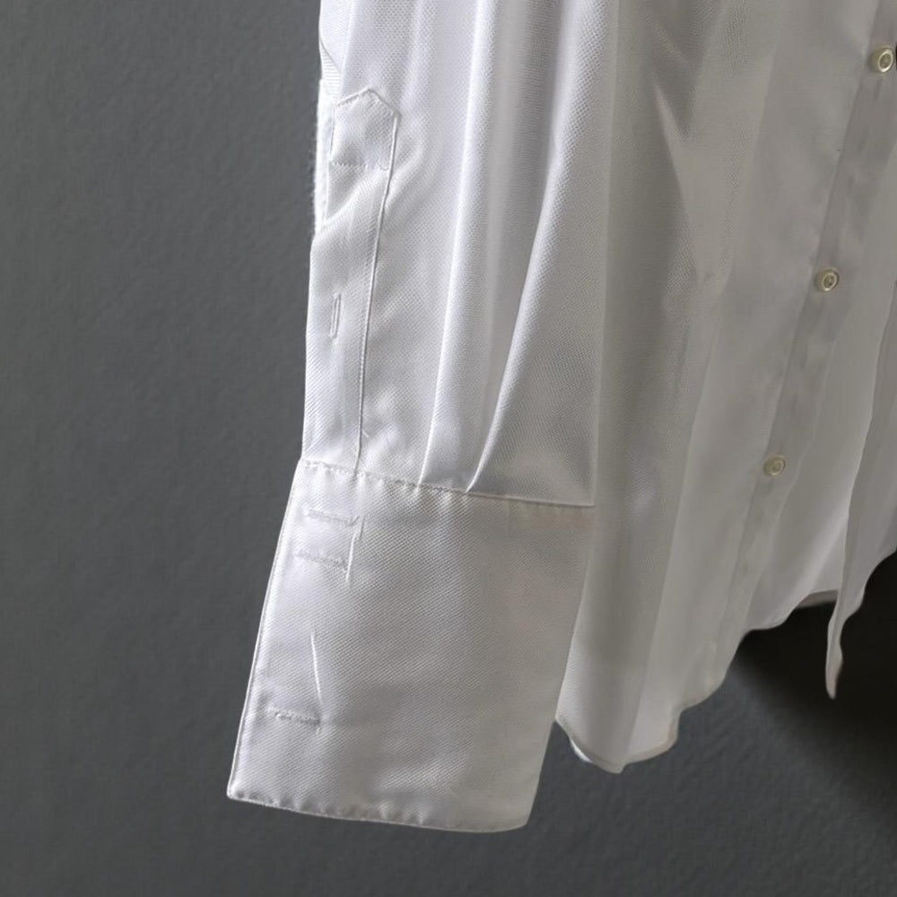 Joseph Abboud Regular Fit size 34/35 16 Mens White Dress Shirt