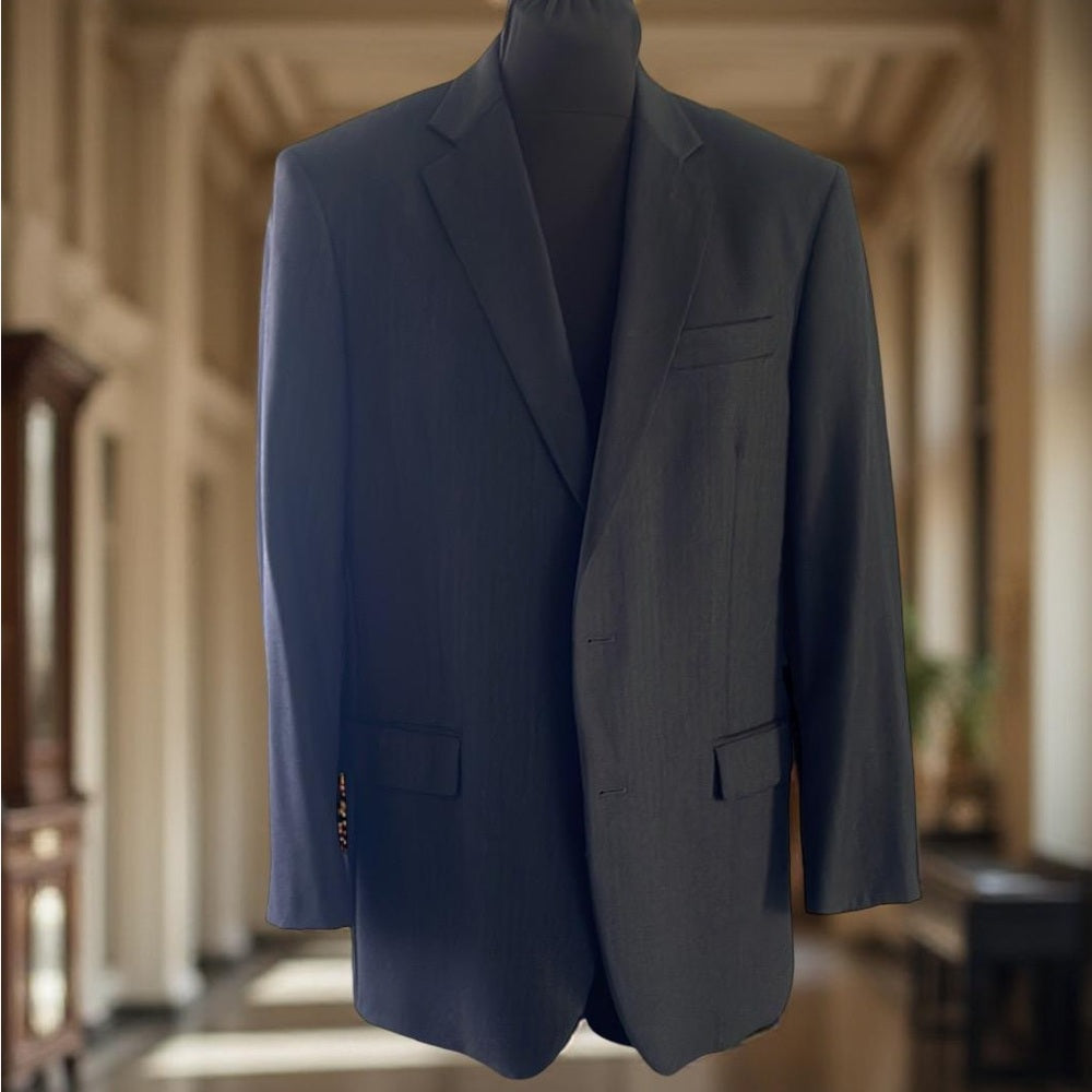 Brooks Brothers Saxon Classic Black Men's Suit 44L 34/32