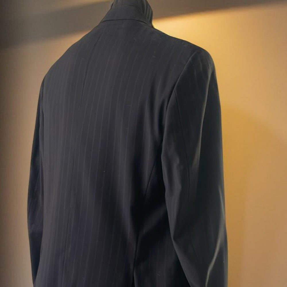 Calvin Klein Men's Black Suit 44L 36/36 custom tailored by Michael Ryanman
