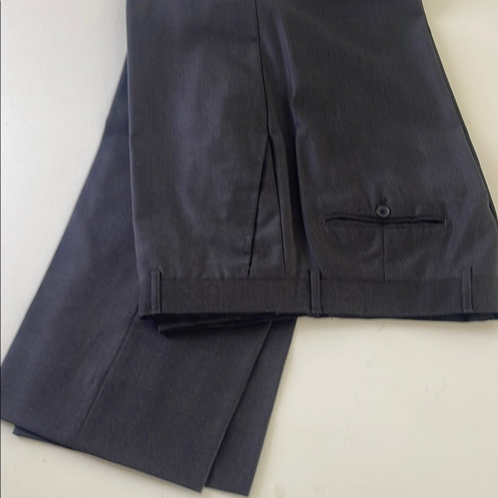 Giorgio Fiorelli Black Suit - Super 150 Italian Made Dark Charcoal 44L 36/32