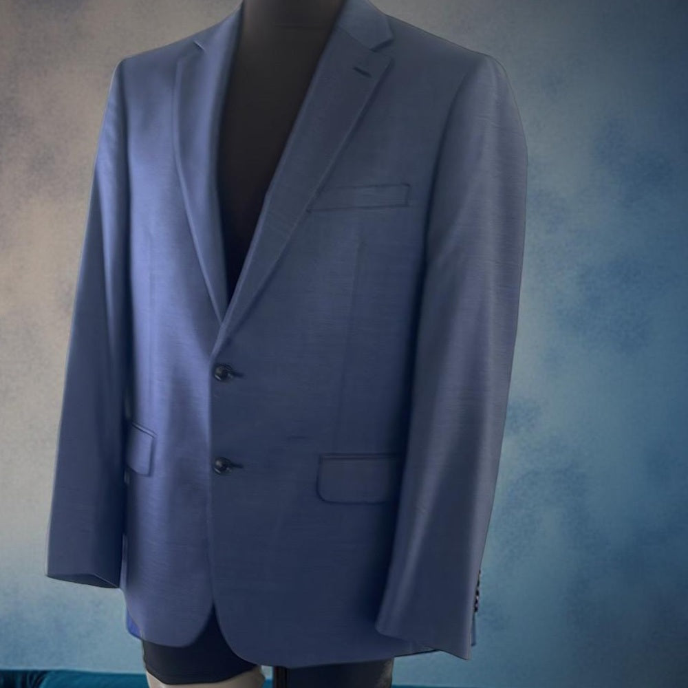 Calvin Klein Men's Blue Suit size 42R Slim Fit - 32/32