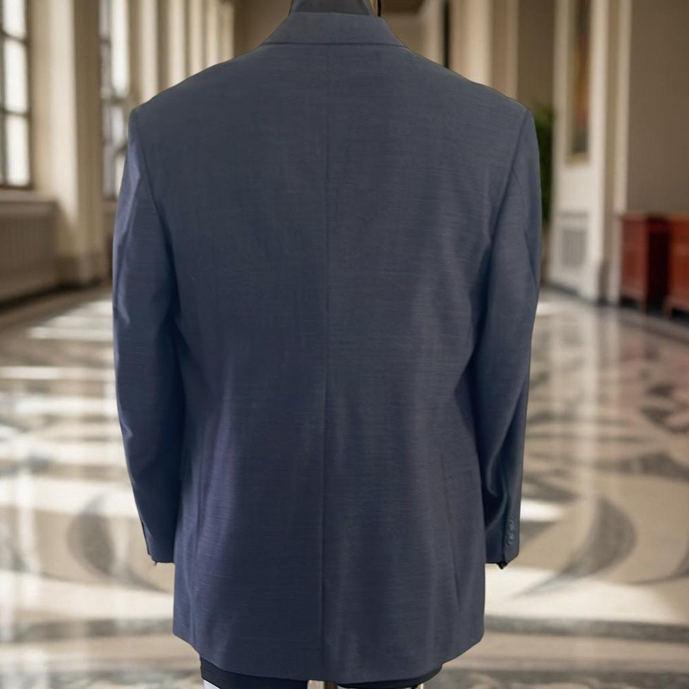 Rare Gian Paulo Super 100 Classic Luxury Men's Navy Suit size 40R 34/33