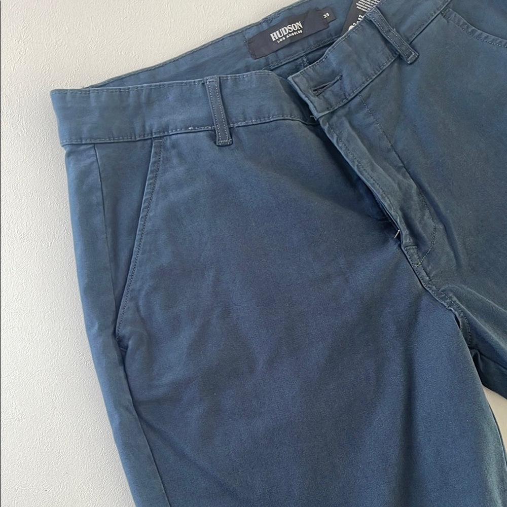 Hudson Chino Slim Fit size 33 Men's Navy Pants NWT