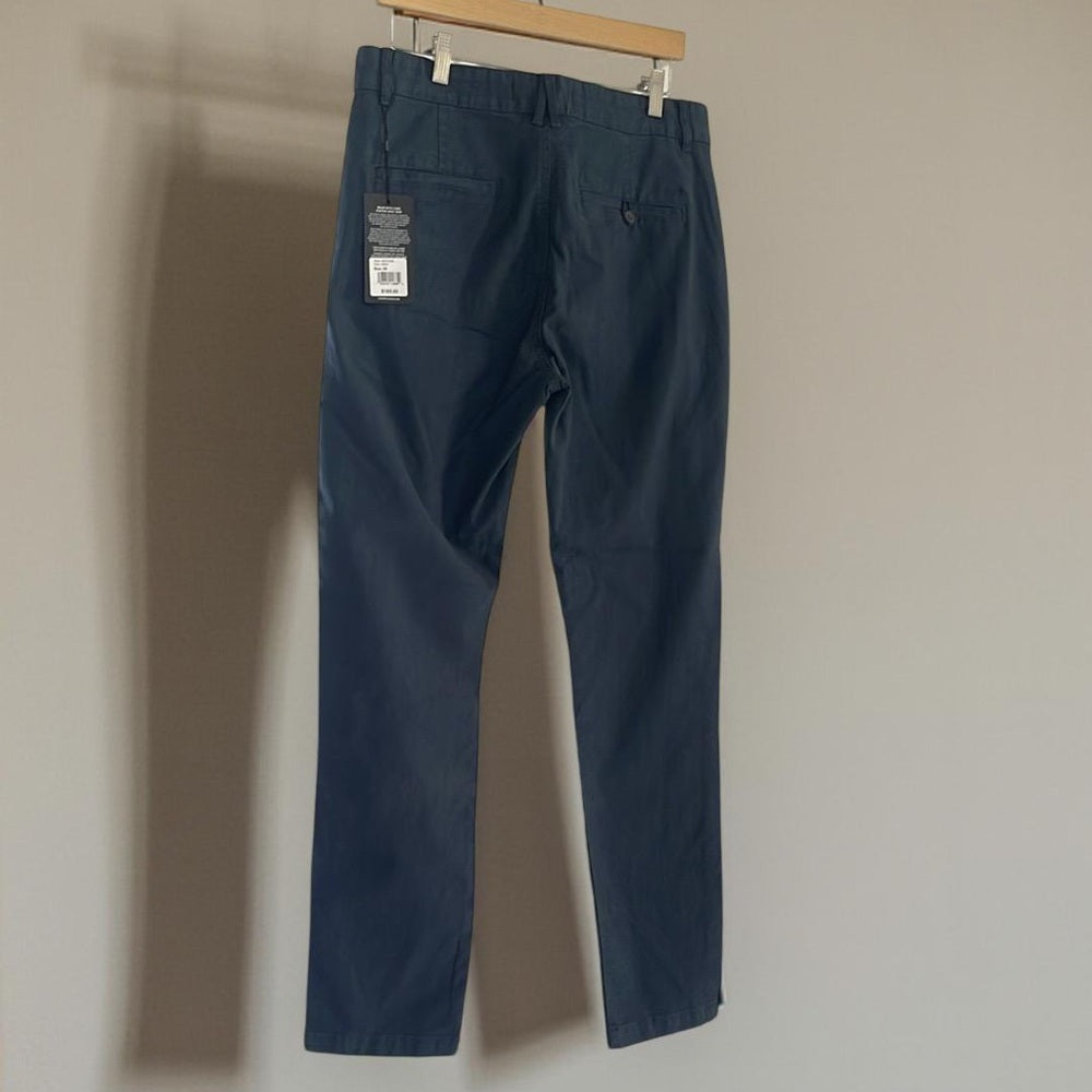 Hudson Chino Slim Fit size 33 Men's Navy Pants NWT