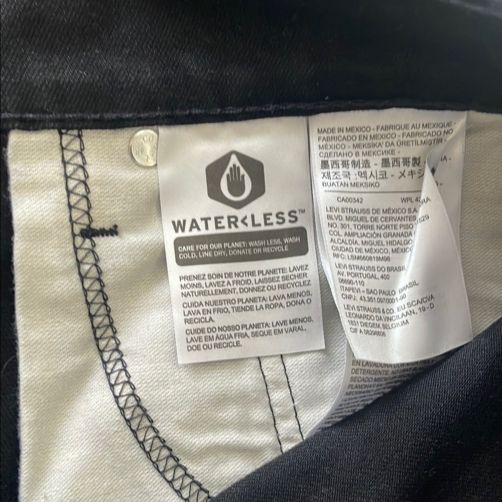 Levi's 512 32x32 Black Jeans