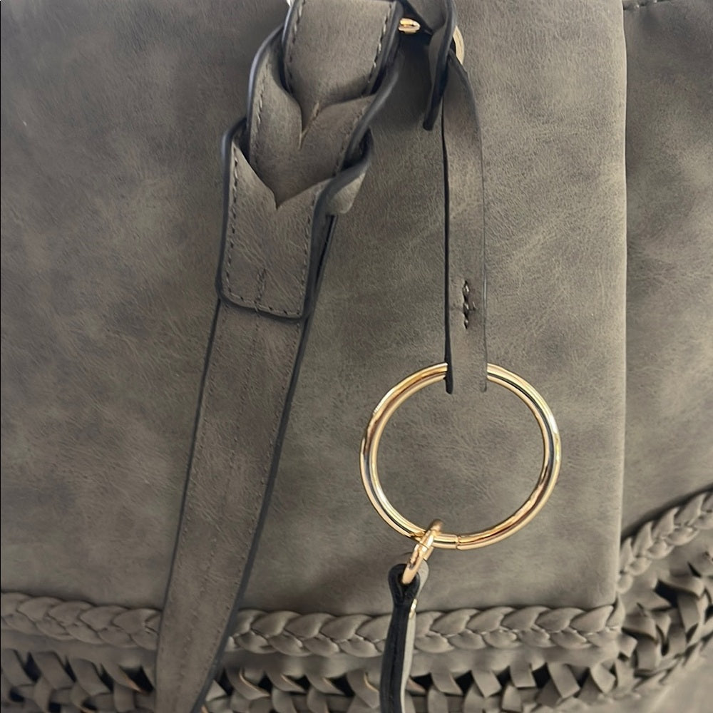 Unbranded Elegant Gray Tote Bag