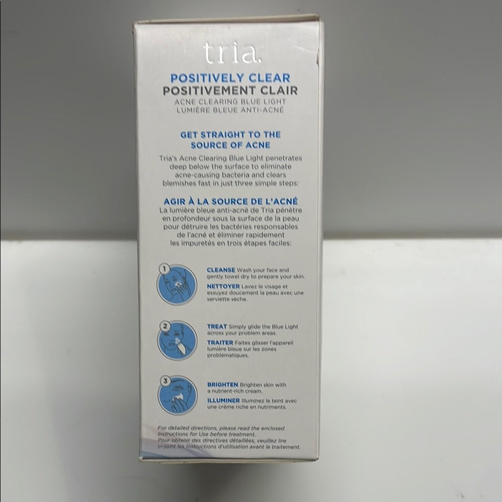 Tria Positively Clear Acne Clearing Blue Light - Brand New