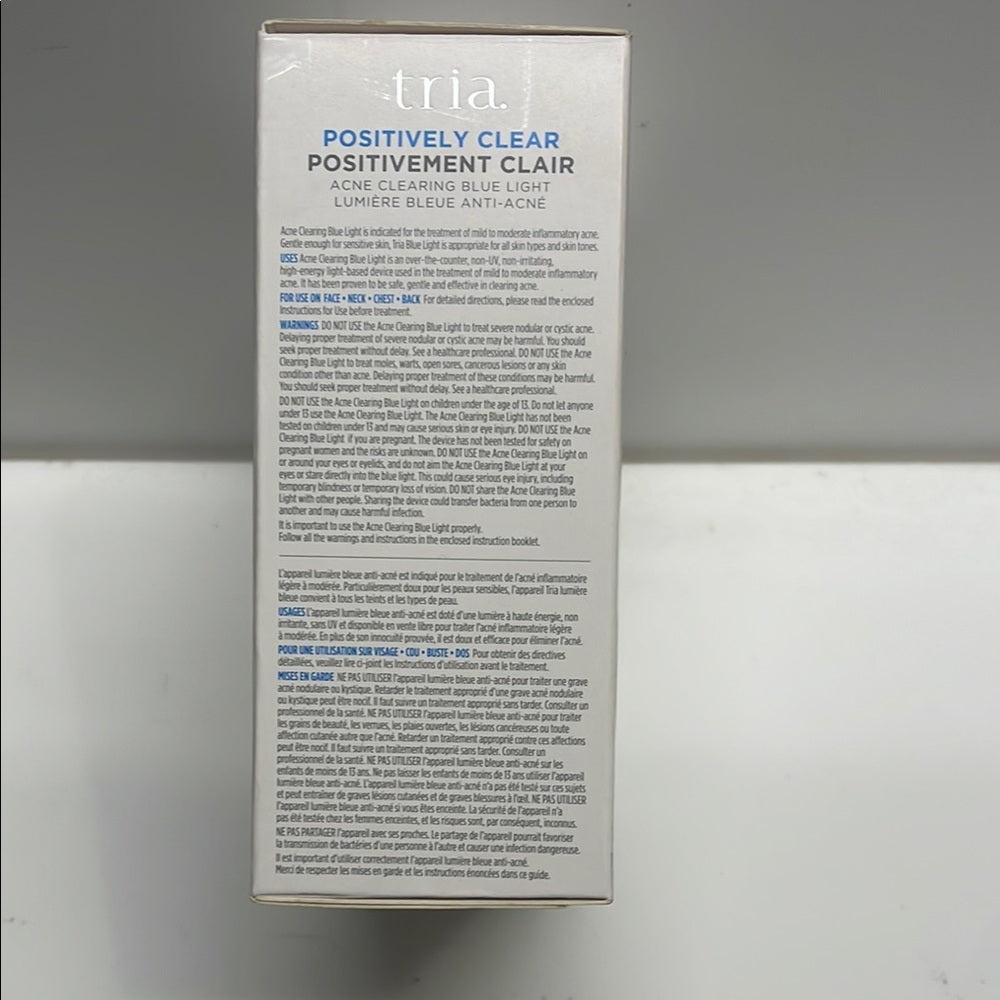 Tria Positively Clear Acne Clearing Blue Light - Brand New