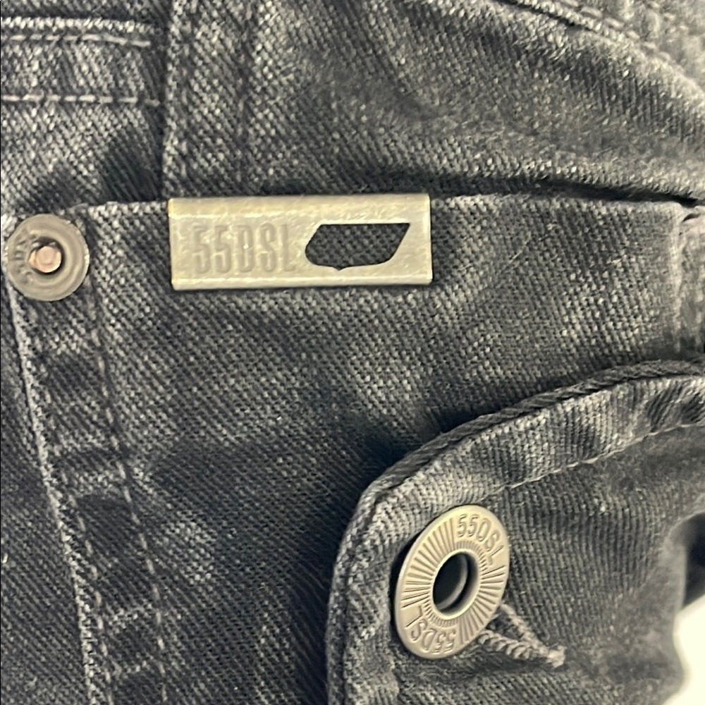 55DSL Stylish Black Denim Jeans size 22