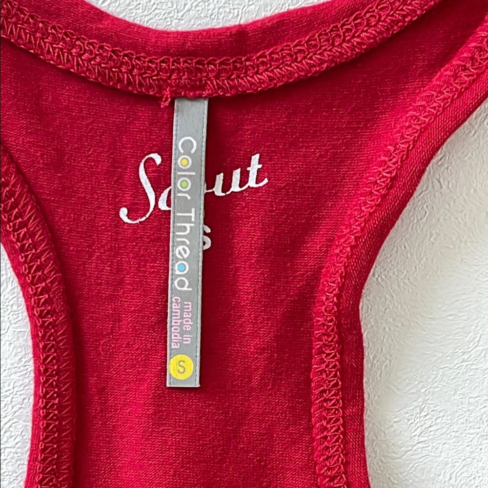 Red Sleeveless Women's Top Size S, M, L