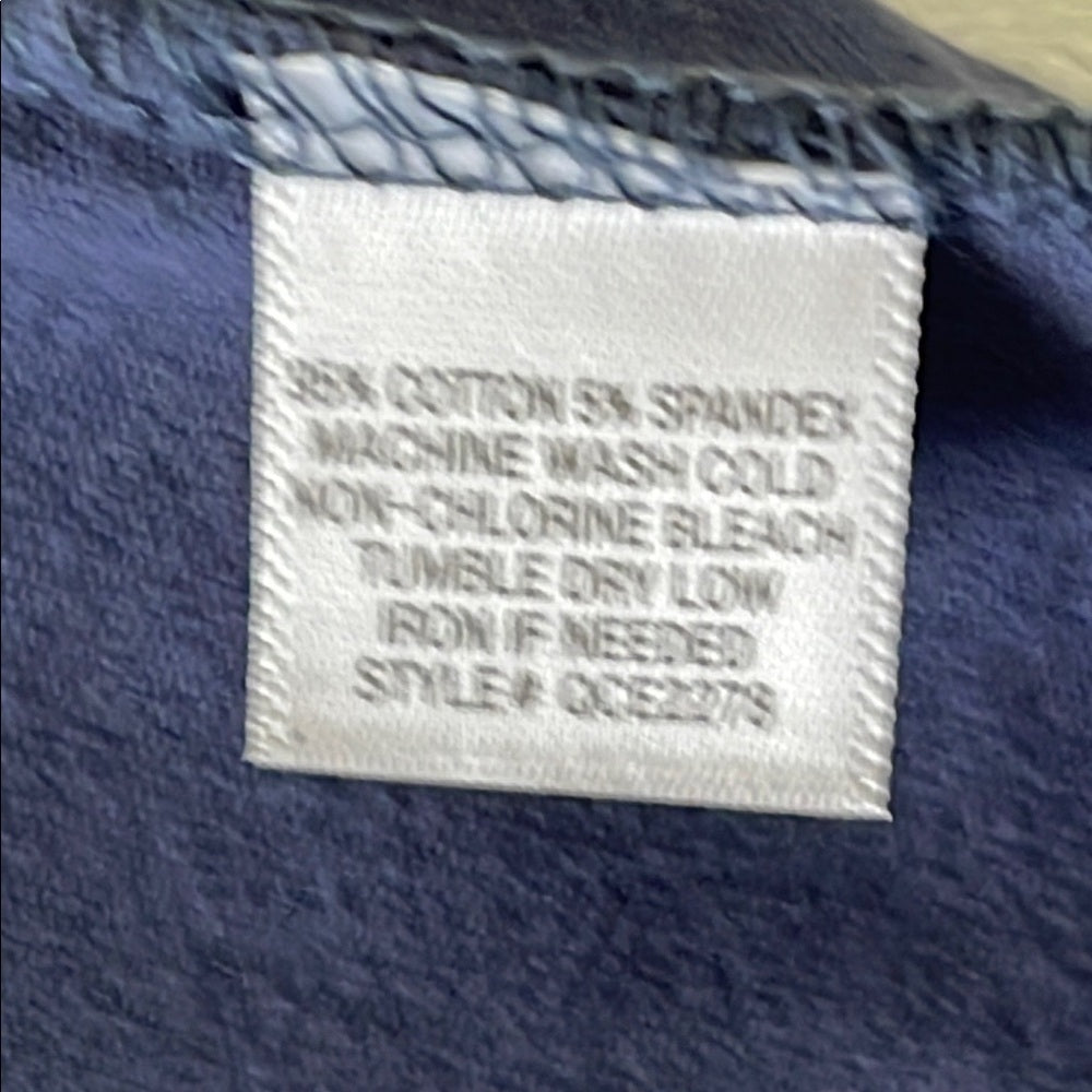 Women's 95% Cotton Blue Tank Top - size S, M & L