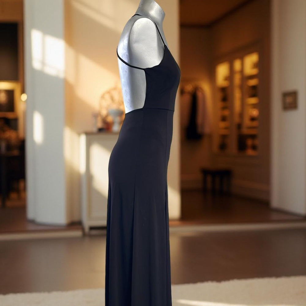 Elegant Black Halter Dress size 2 or 4