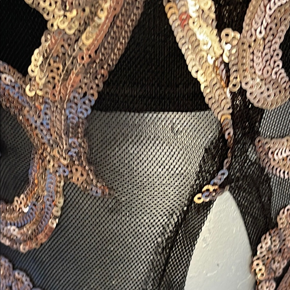 Elegant Sequin Evening Gown size 2