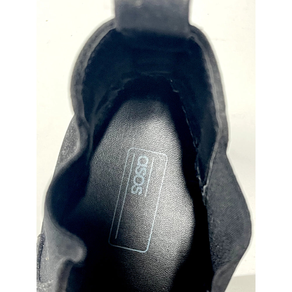 ASOS Design Chelsea Boots In Black Suede - Size 12