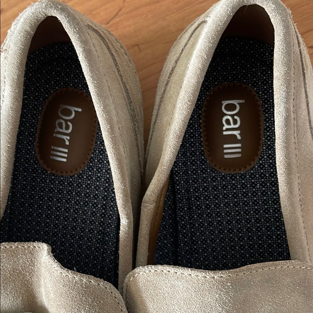 Bar III Men's Suede Loafers - Tan size 11.5