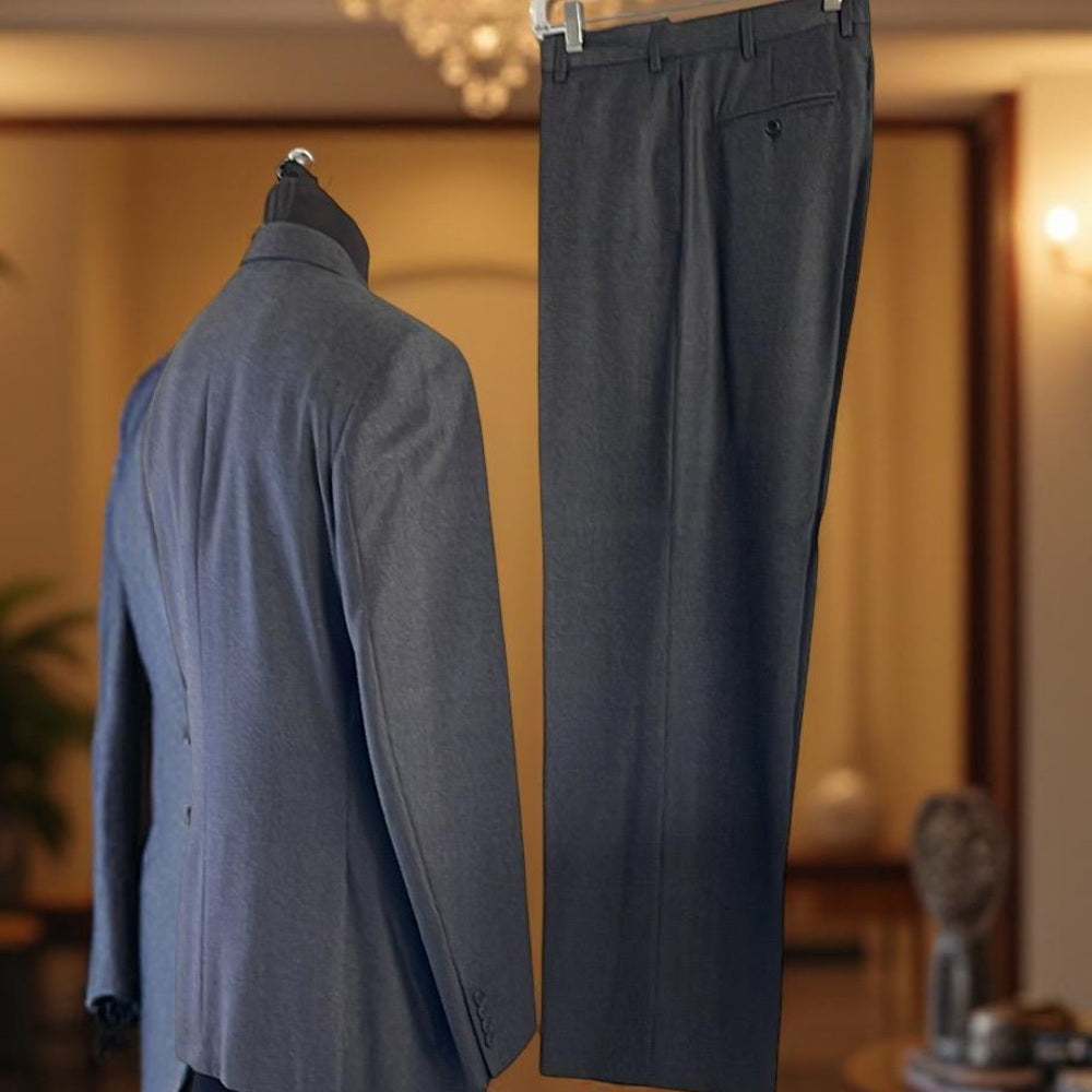 Gemelli Milano Men's Gray Suit 40L 32/32 New No Tag!