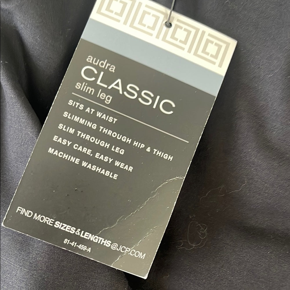 Liz Claiborne Audra Classic Black Dress Pants size 10 NWT