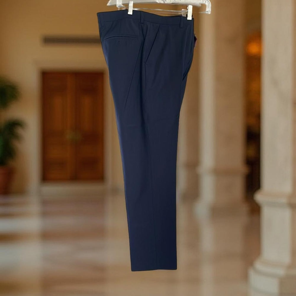 Express Men's Navy Blue Slim Slacks many sizes avail. Mint Cond.
