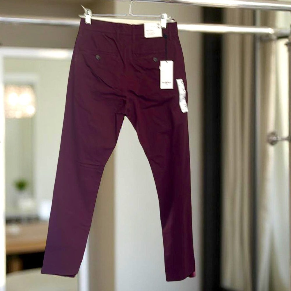 Men's Burgundy Pants