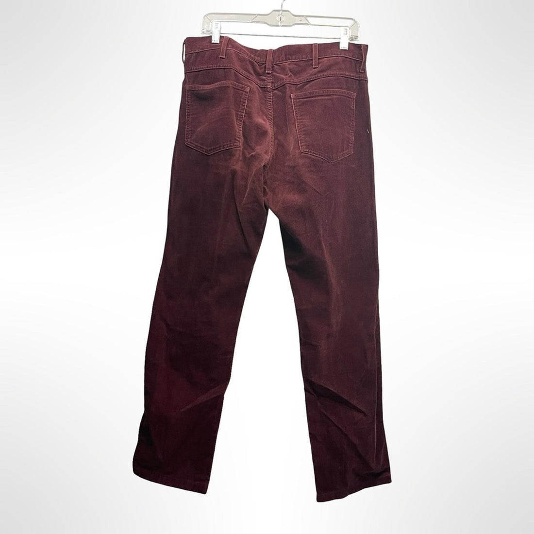 Uniqlo Men's Burgundy Corduroy Pants size 33x34