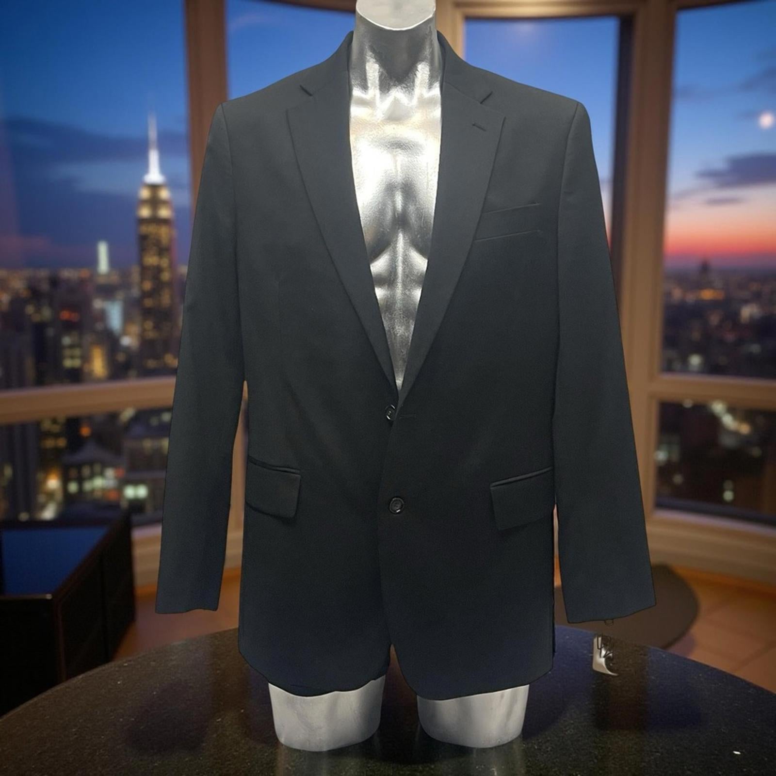 Stafford Classic Fit Black Men's Blazer size 42R