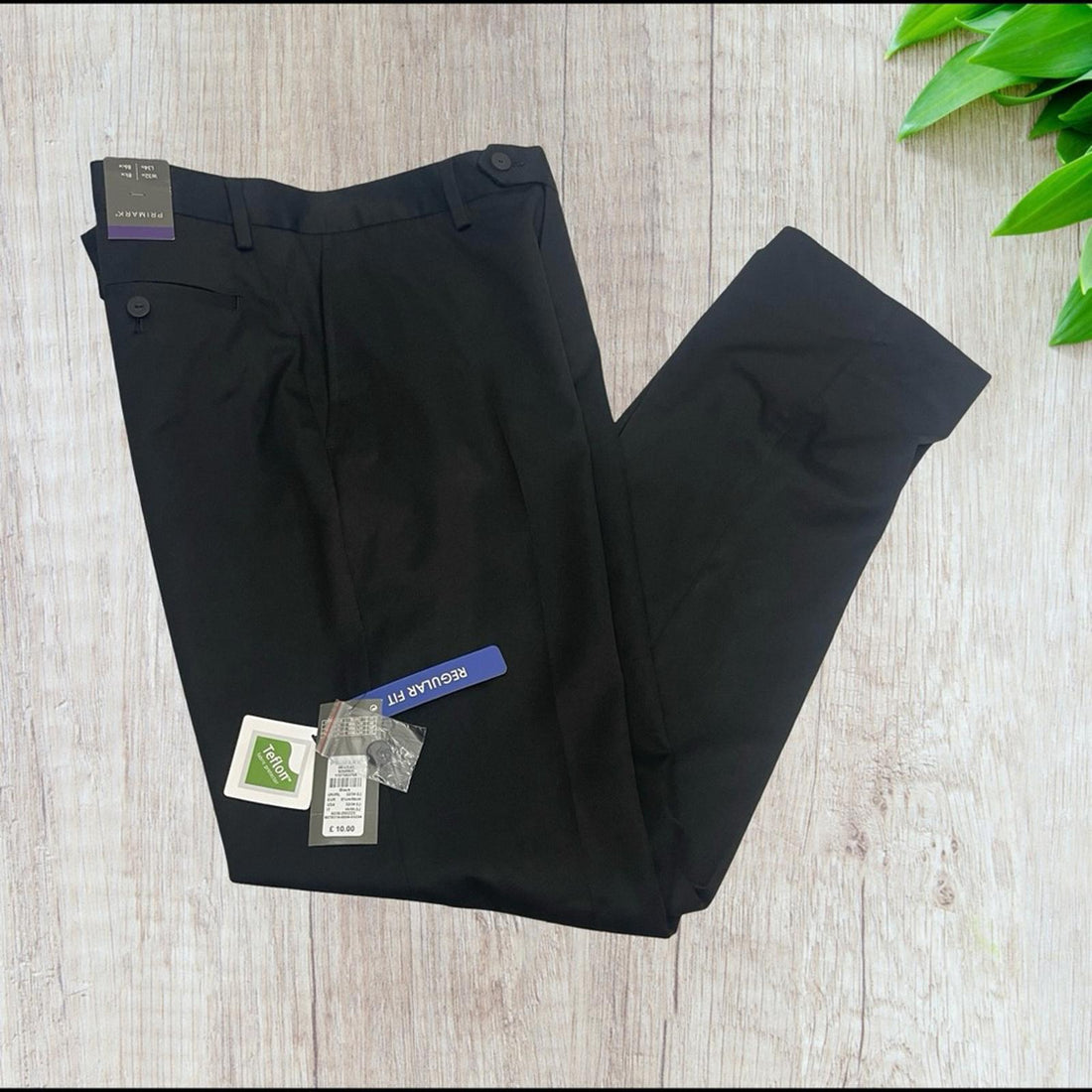 Primark Men's Black Dress Pants NWT in size 32