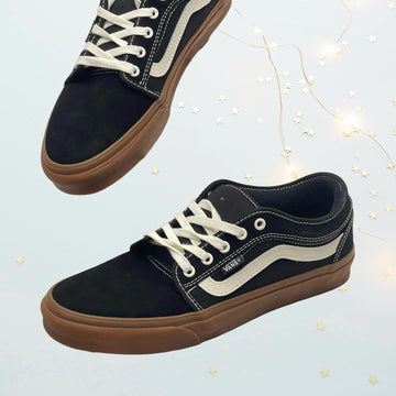 Vans Black and Brown Men's Sneakers size 10 - NWOT