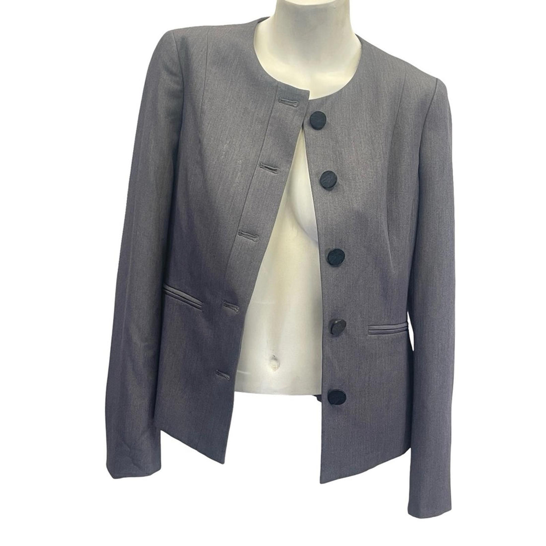Elegant G2000 Gray Slim Fit Women's Jacket - Mint Condition