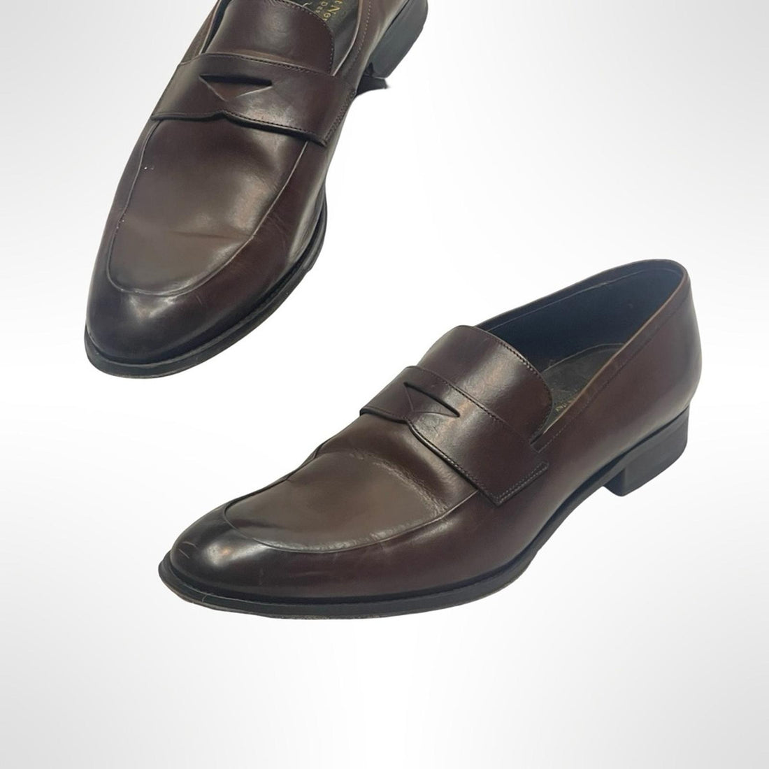 To Boot NY Leather Slip-On Loafers Made in Italy size 10.5