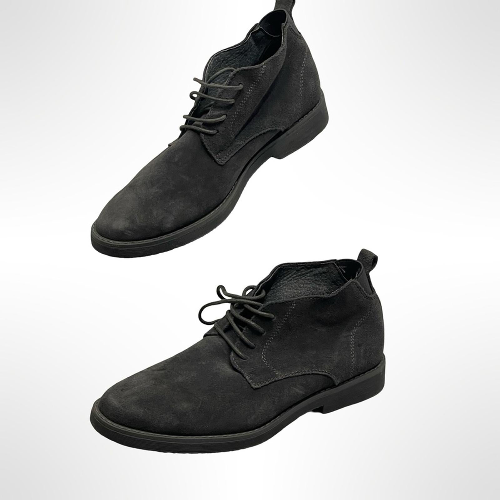 Bruno Marc Black Men's Suede Shoes sizes 6.5,7,8.5 & 12 NEW