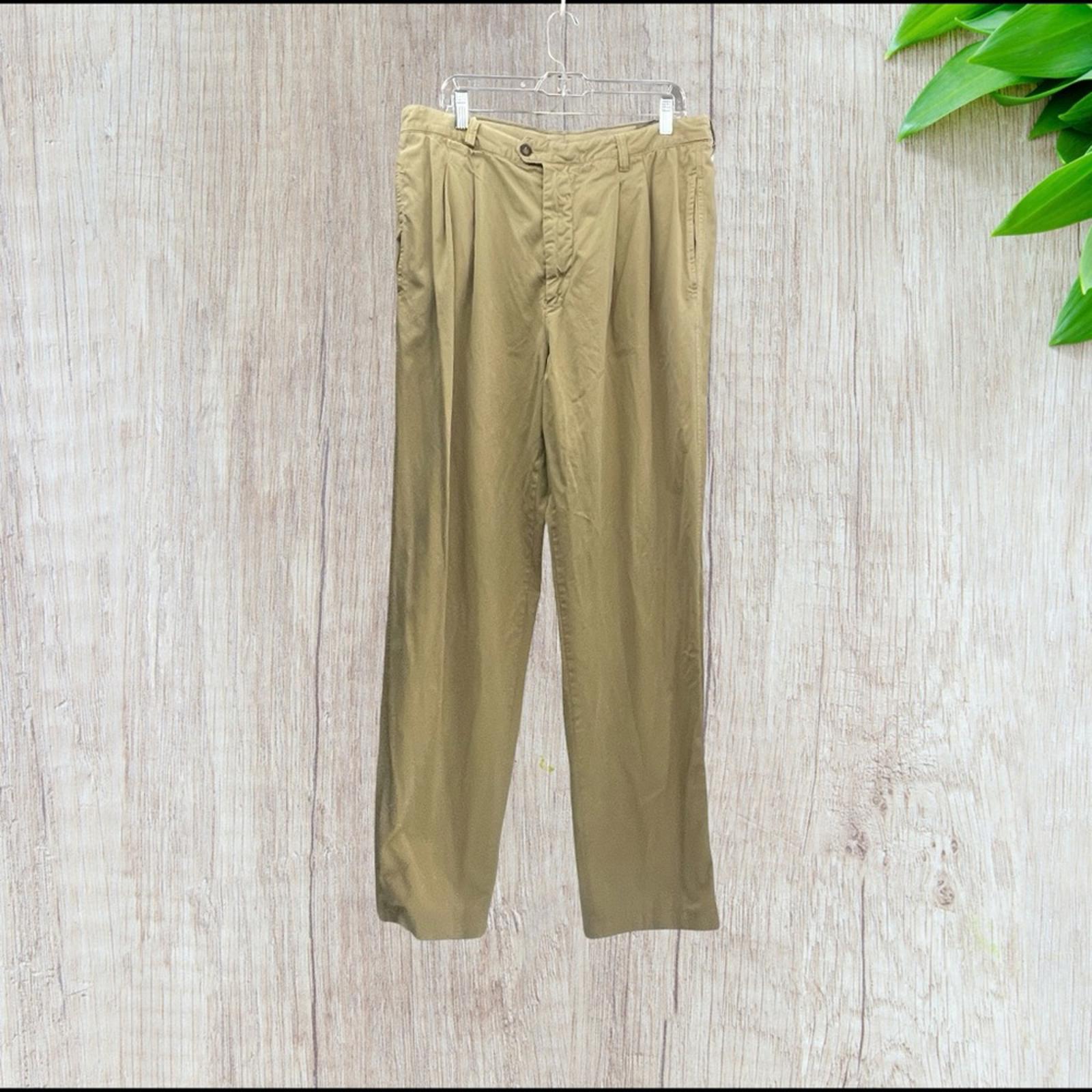 Ermenegildo Zegna Men's Khaki Chinos size 36/34