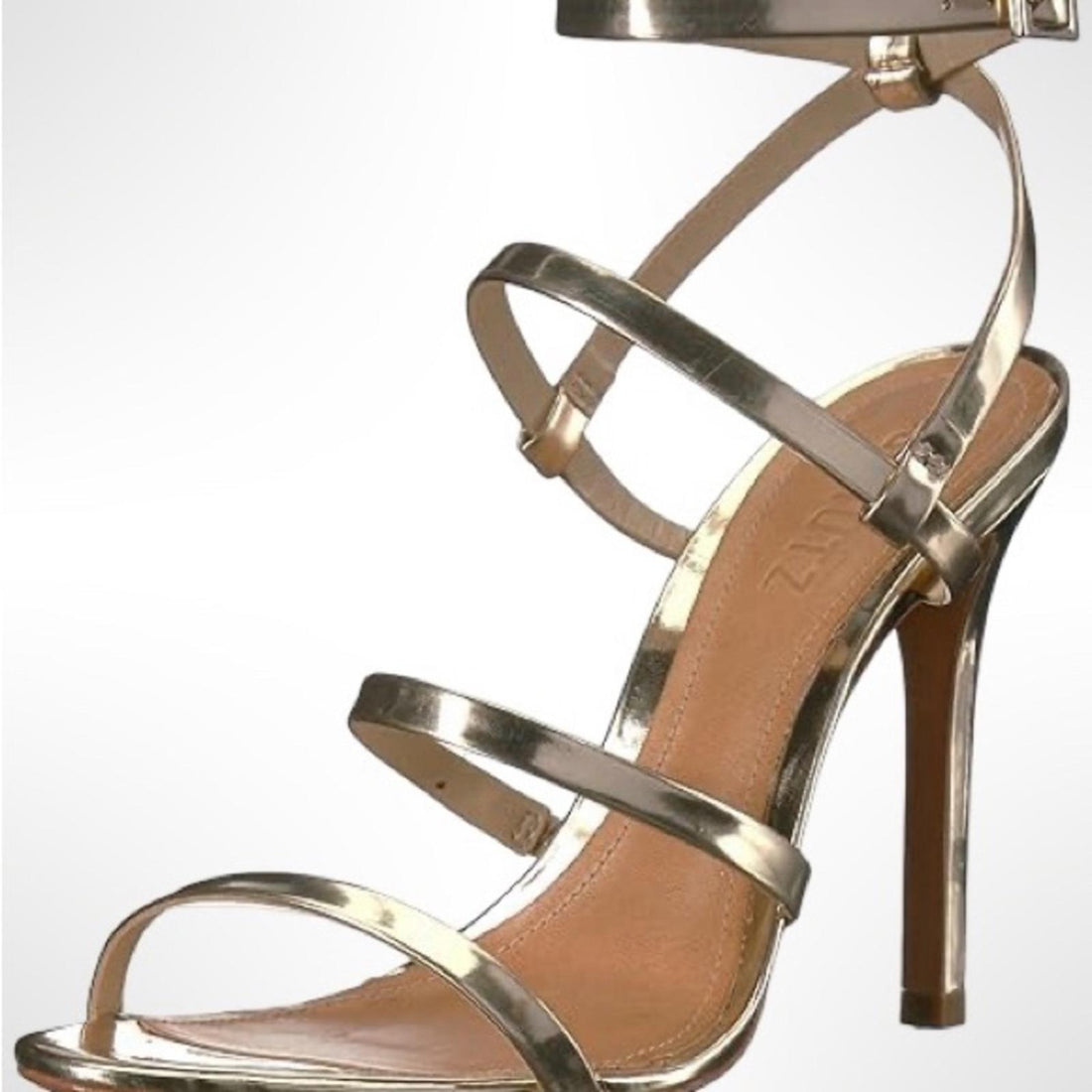 Shutz Ilara Platina Elegant Strappy Heels in size 10
