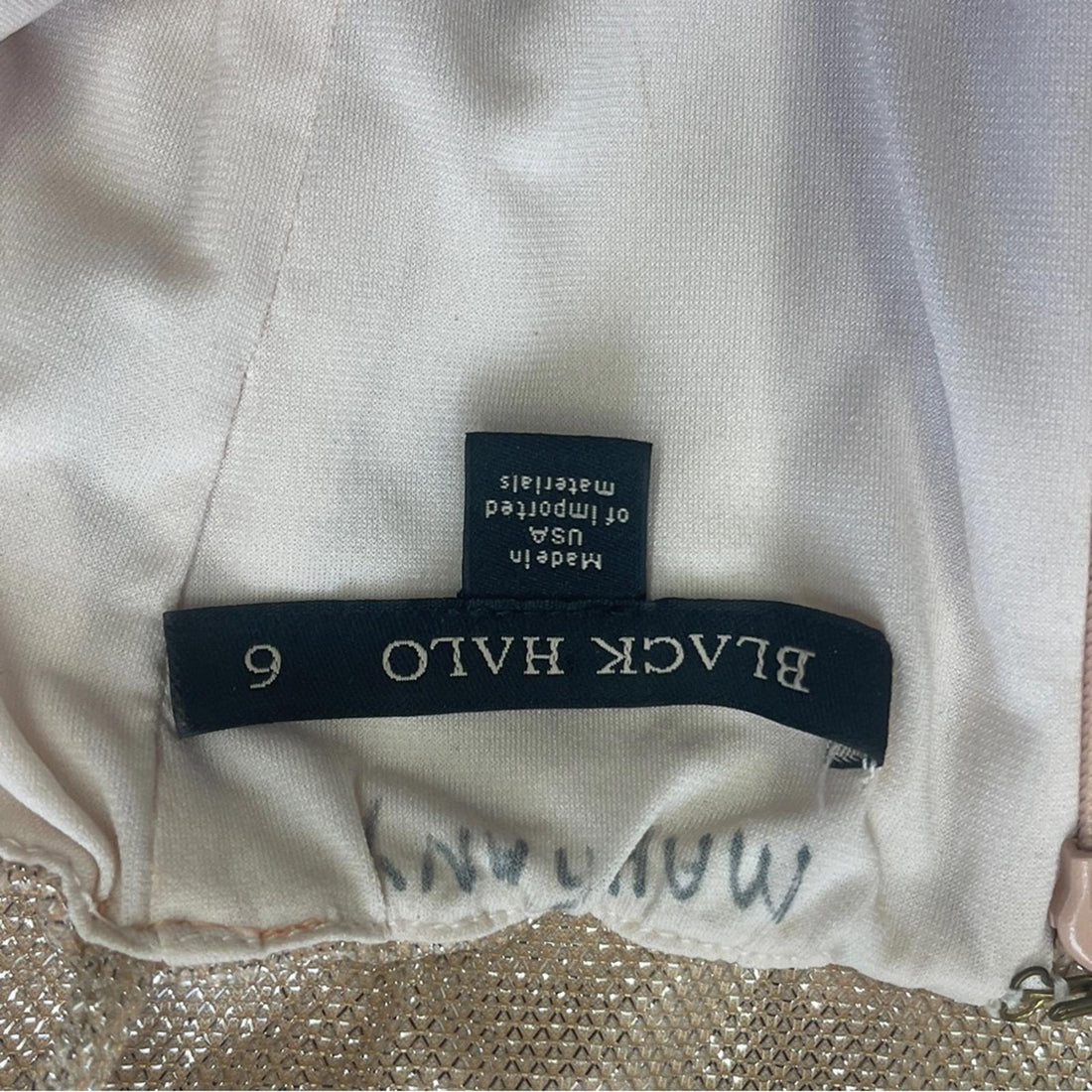 Black Halo Bowary Sheath Dress size 6 - mint condition!