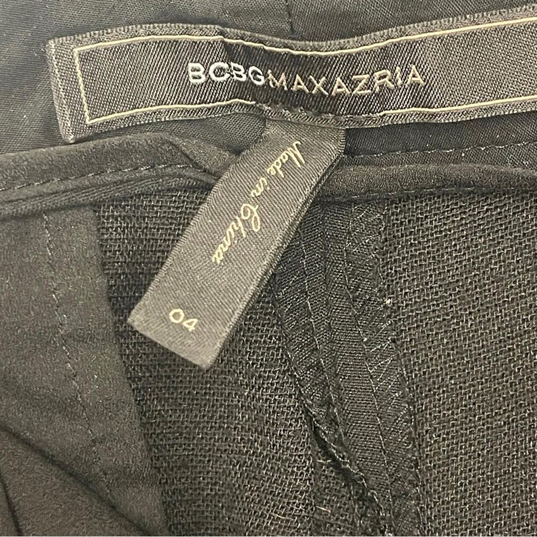 BCBGMAXAZRIA Black Pants in size 4